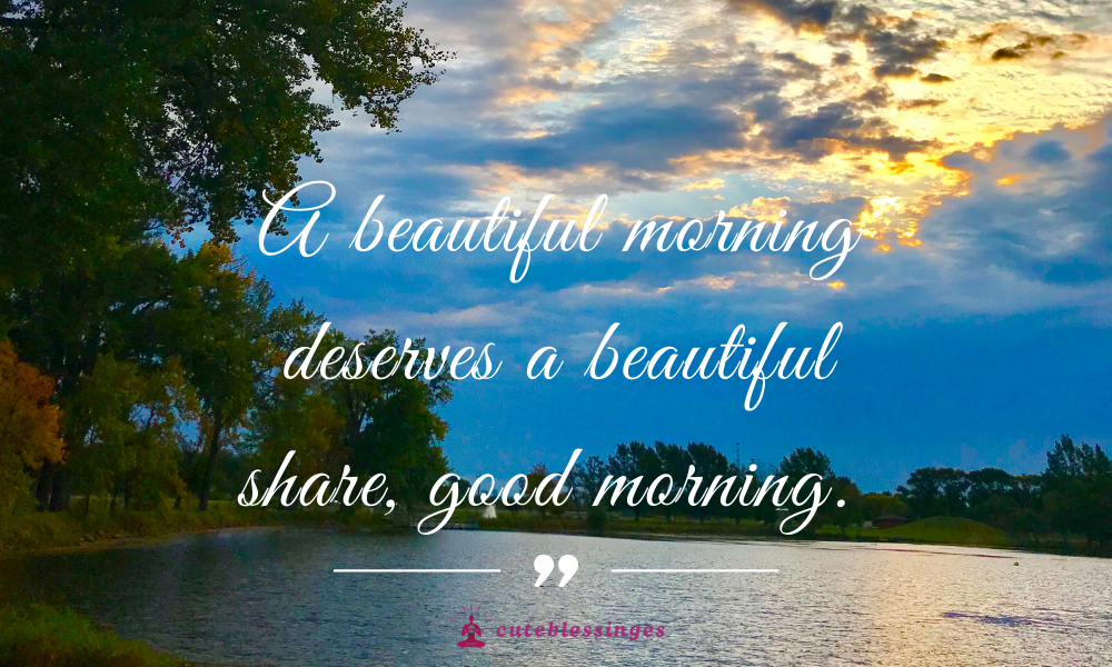 good morning blessings