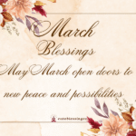 march-blessings