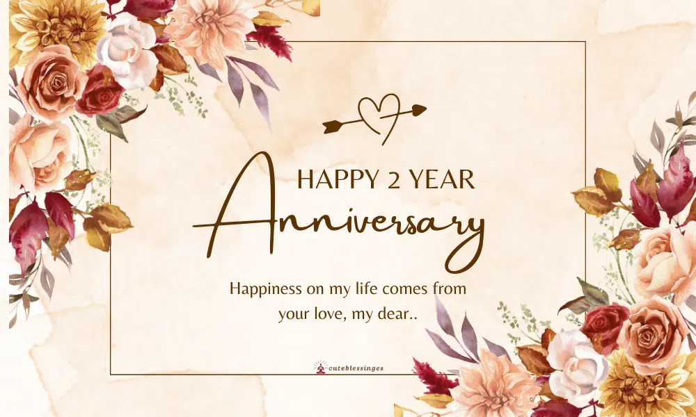 2 year anniversary whishes