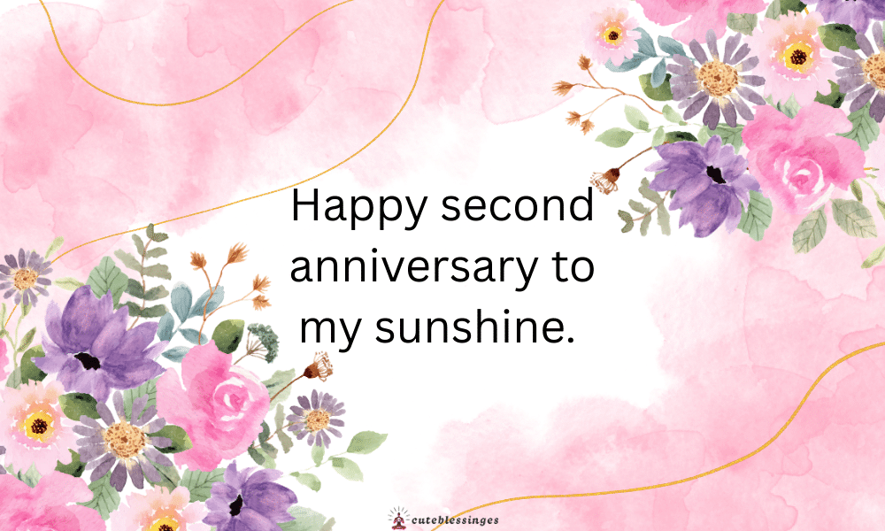 2 year anniversary whishes