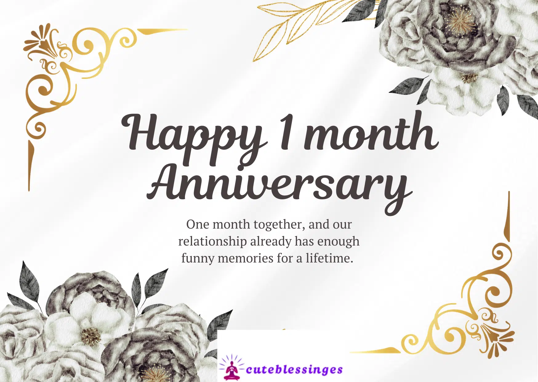 1 month anniversary wishes