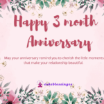 3 Month Anniversary Wishes